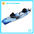 Double siège de haute qualité Sit on Top Kayak de pêche en plastique à vendre